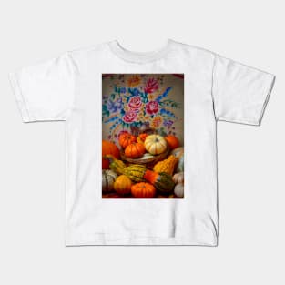 Autumn Garden Abundance Still life Kids T-Shirt